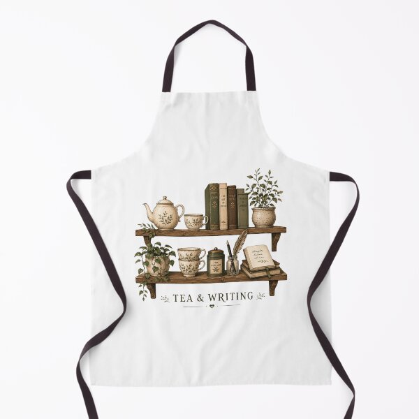 Item preview, Tea & Writing Vintage Cottagecore Botanical Design designed and sold by AMICO77.