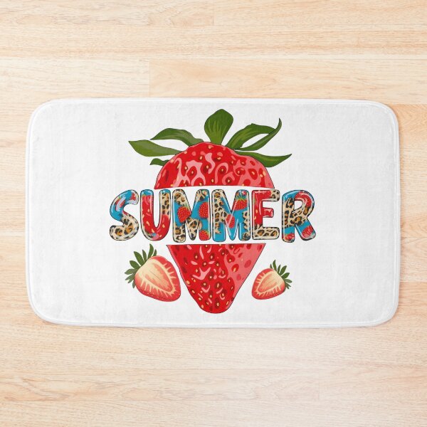 Item preview, Summer Strawberry Leopard Print Graphic Design designed and sold by Palette & Hue.