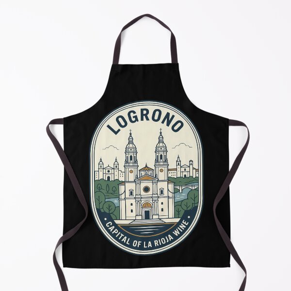 Item preview, Logrono Spain Cathedral Vintage Travel Emblem designed and sold by k3rstman1.