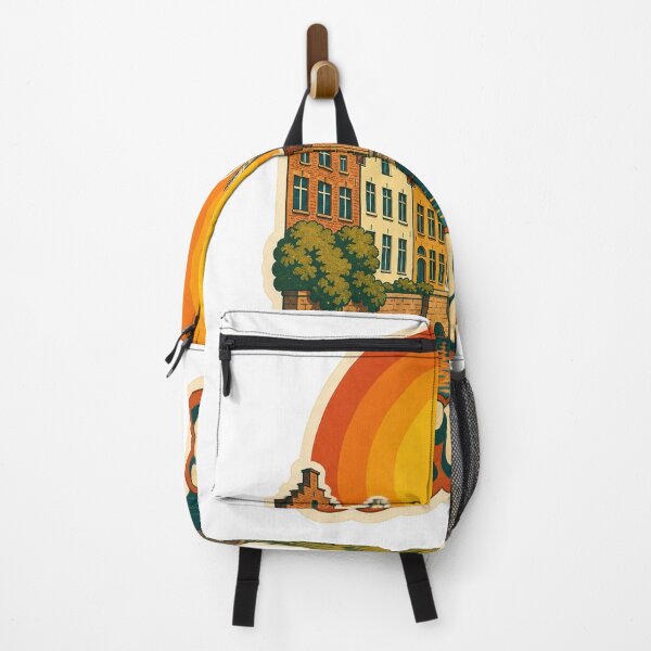 Item preview, Bruges Belgium Travel Souvenir - Retro Illustration designed and sold by VisualArtsOasis.