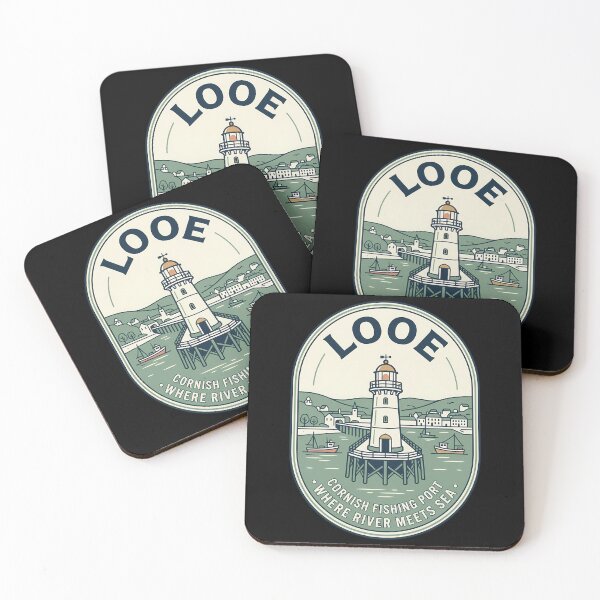 Item preview, Looe Cornwall Lighthouse Vintage Travel Emblem designed and sold by k3rstman1.