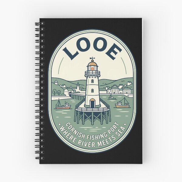Item preview, Looe Cornwall Lighthouse Vintage Travel Emblem designed and sold by k3rstman1.