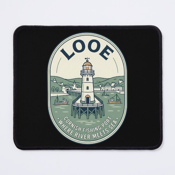 Item preview, Looe Cornwall Lighthouse Vintage Travel Emblem designed and sold by k3rstman1.