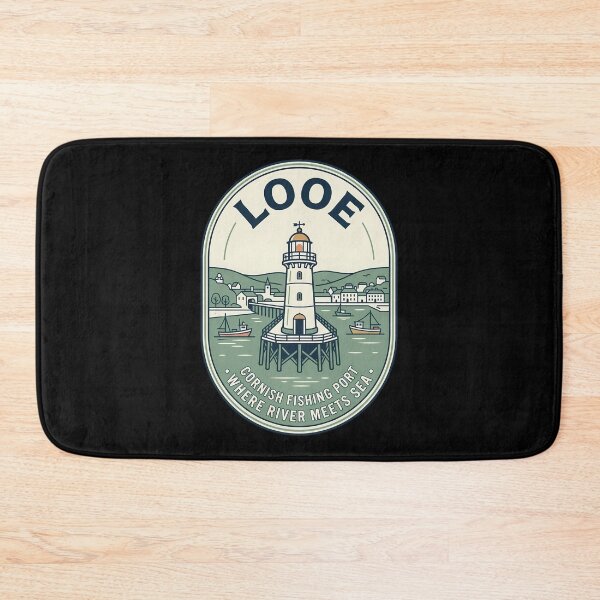Item preview, Looe Cornwall Lighthouse Vintage Travel Emblem designed and sold by k3rstman1.