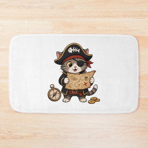 Item preview,  Pirate Cat Cute Vintage Cartoon Design designed and sold by AMICO77.