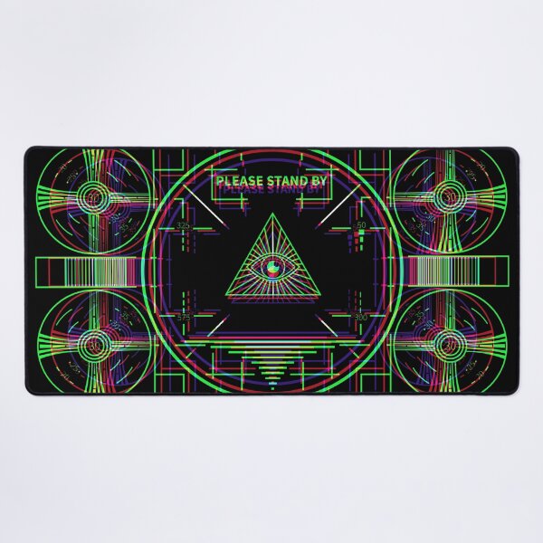 Item preview, Illuminati Stand By Synthwave - Dark 2 designed and sold by animinimal.