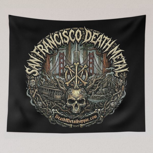 Item preview, San Francisco Death Metal DMH31 designed and sold by Death Metal Hippie.