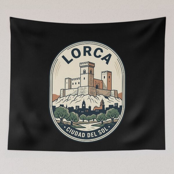 Item preview, Lorca Spain Castle Vintage Travel Emblem designed and sold by k3rstman1.