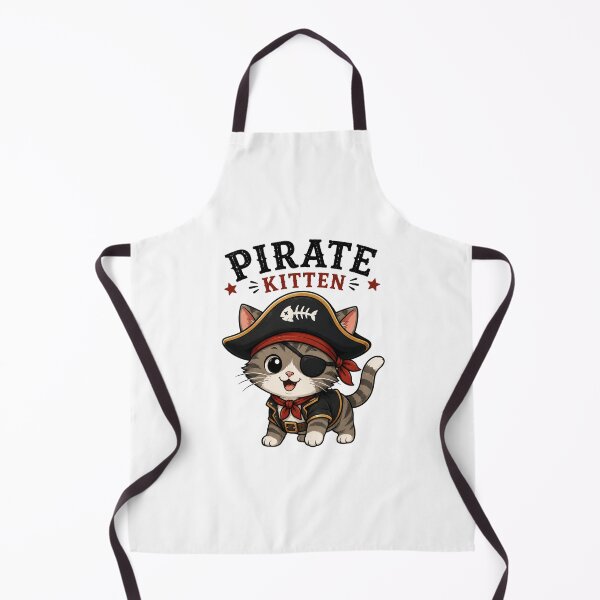 Item preview, Pirate Cat Cute Vintage Cartoon Design designed and sold by AMICO77.