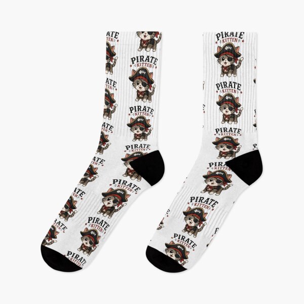Item preview, Pirate Cat Cute Vintage Cartoon Design designed and sold by AMICO77.