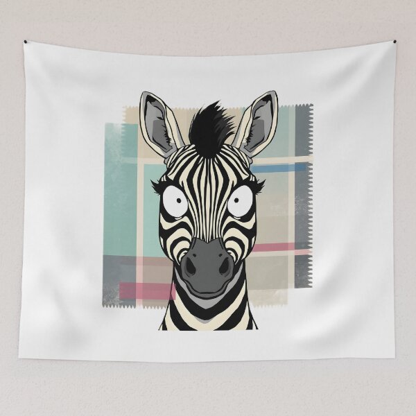 Item preview, Cute Kawaii Zebra Sticker | Adorable Cartoon Zebra Safari Animal Illustration designed and sold by dreamz-world.