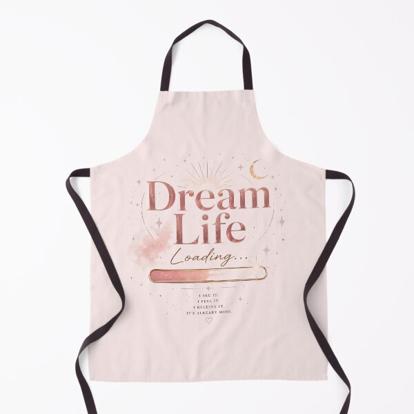 Item preview, Dream Life Loading… | Manifestation Aesthetic | Motivational Quote designed and sold by Echo_Lane.