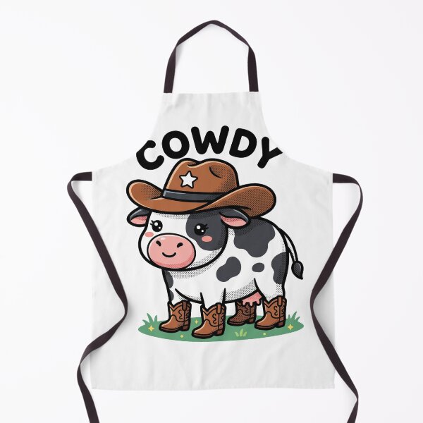 Item preview, Cowdy Cute Cowboy Cow Western Kawaii Aesthetic designed and sold by AdyKurniawan.
