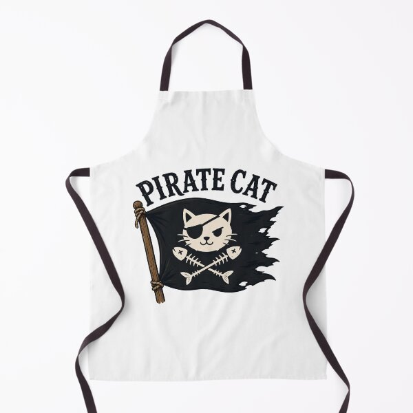 Item preview, Pirate Cat Cute Vintage Cartoon Design designed and sold by AMICO77.