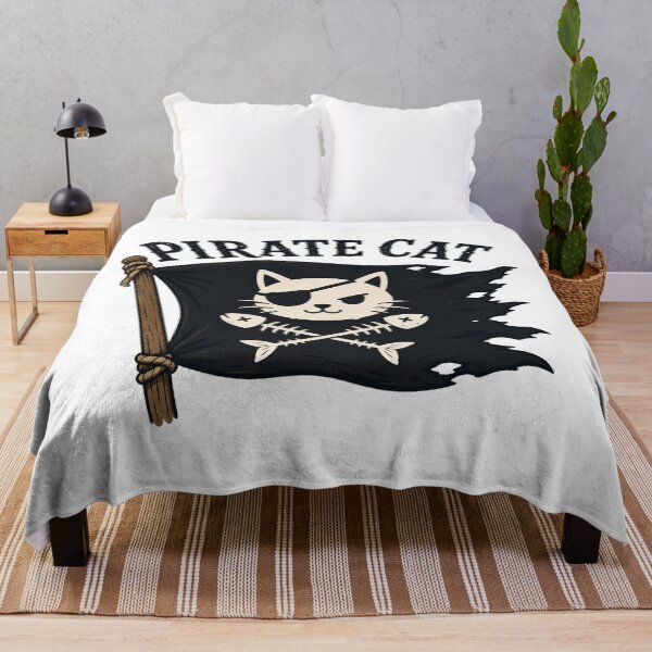 Item preview, Pirate Cat Cute Vintage Cartoon Design designed and sold by AMICO77.