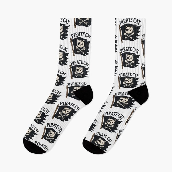 Item preview, Pirate Cat Cute Vintage Cartoon Design designed and sold by AMICO77.