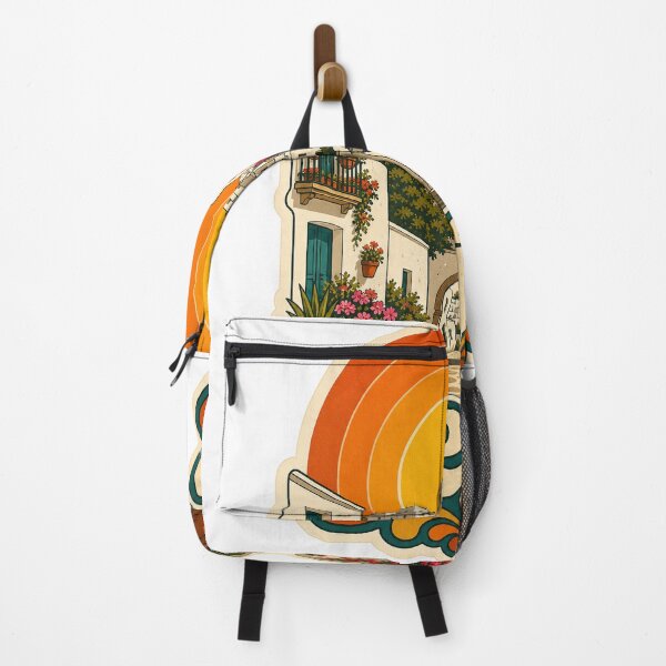 Item preview, Vejer Spain Travel Souvenir - Retro Illustration designed and sold by VisualArtsOasis.