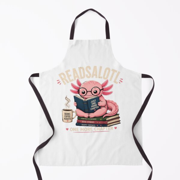 Item preview, Readsalotl Funny Axolotl Book Lover Vintage Reading Shirt designed and sold by Masloshop.