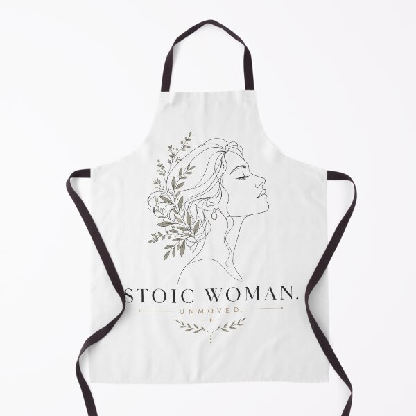 Item preview, Modern Stoic Woman – Quiet Strength Botanical Art designed and sold by PixelBlob.