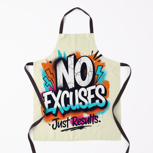 Item preview, No Excuses – Motivational Graffiti Art designed and sold by Dogandesighn.