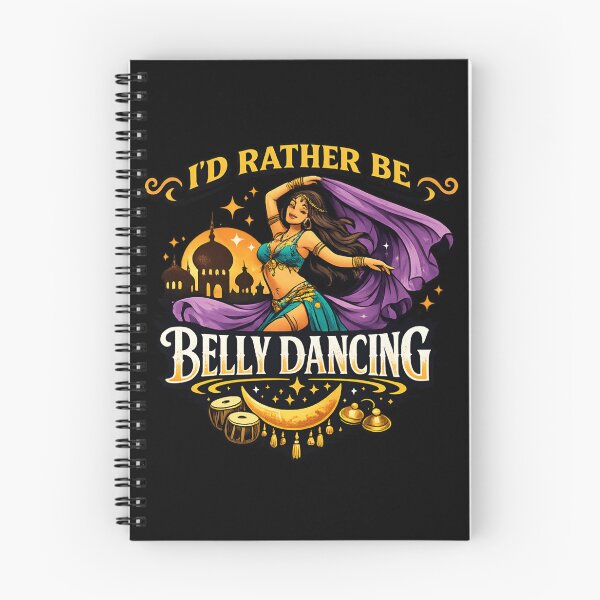 Item preview, I'd Rather Be Belly Dancing - Funny Belly Dancer Vintage Dance Lover designed and sold by SidTastic .
