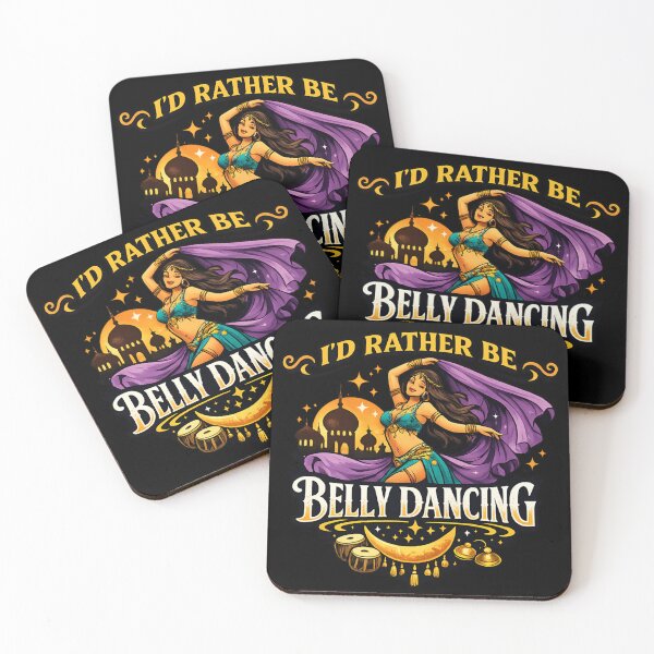 Item preview, I'd Rather Be Belly Dancing - Funny Belly Dancer Vintage Dance Lover designed and sold by SidTastic .