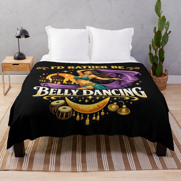 Item preview, I'd Rather Be Belly Dancing - Funny Belly Dancer Vintage Dance Lover designed and sold by SidTastic .