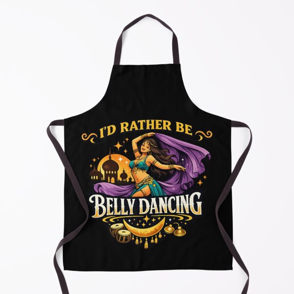 Item preview, I'd Rather Be Belly Dancing - Funny Belly Dancer Vintage Dance Lover designed and sold by SidTastic .
