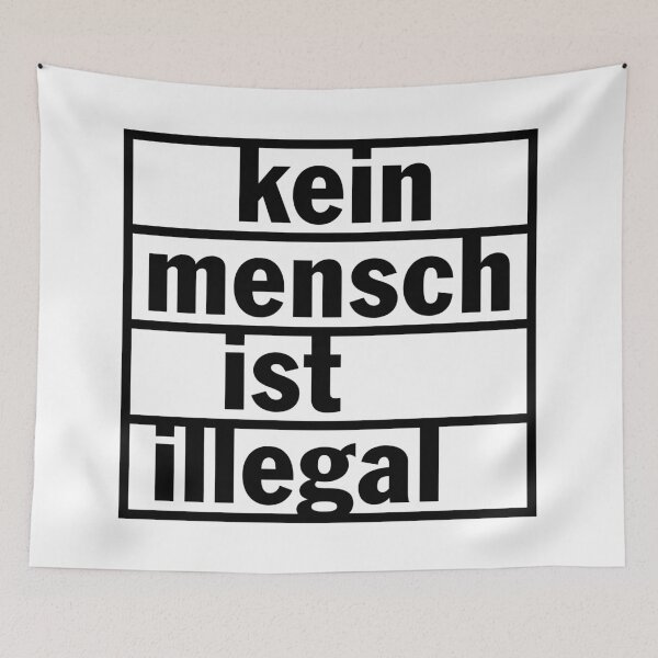 Item preview, No human being is illegal. designed and sold by hard2wear.