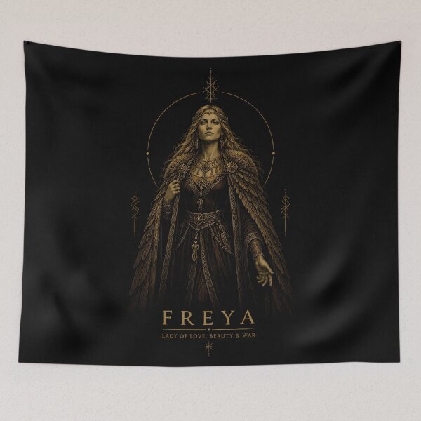 Item preview, Freya Norse Goddess Lady of Love Beauty War designed and sold by DarkOriginArts.