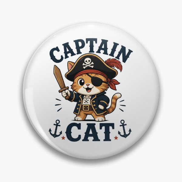 Item preview, Pirate Cat Cute Vintage Cartoon Design designed and sold by AMICO77.