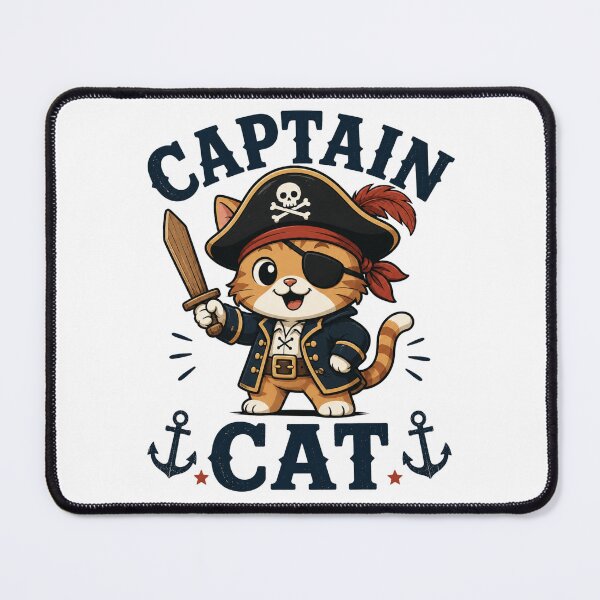 Item preview, Pirate Cat Cute Vintage Cartoon Design designed and sold by AMICO77.
