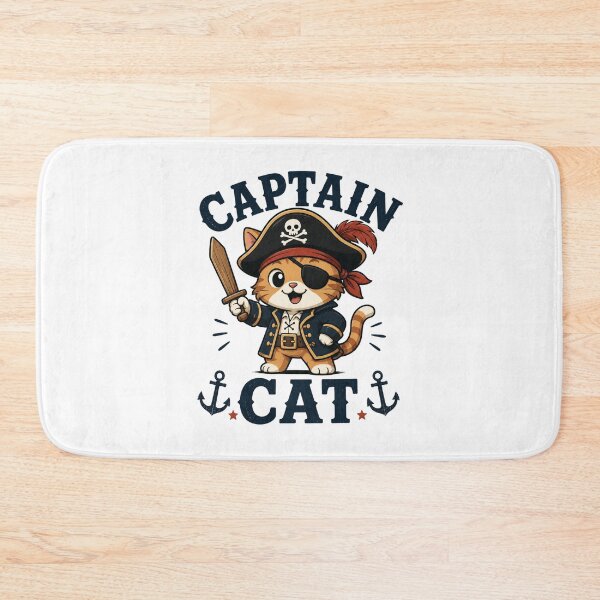 Item preview, Pirate Cat Cute Vintage Cartoon Design designed and sold by AMICO77.