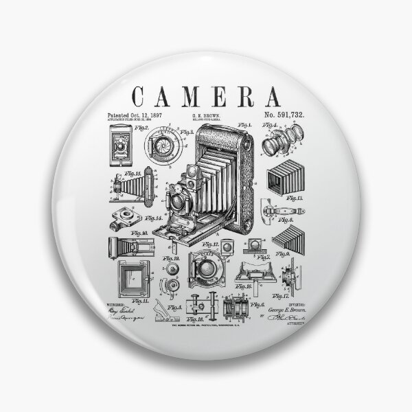 Item preview, Photographer Photography Retro Vintage Camera Patent Print designed and sold by GrandeDuc.