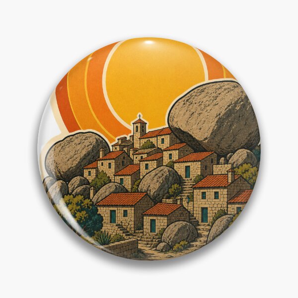 Item preview, Monsanto Portugal Travel Souvenir - Retro Illustration designed and sold by VisualArtsOasis.