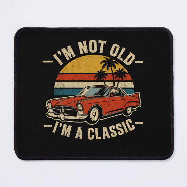 Item preview, I'm Not Old I'm A Classic Car Enthusiast Funny Birthday Gift designed and sold by SkeletonsDanger.