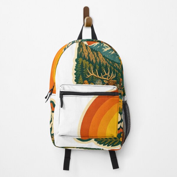 Item preview, Estes Park USA Travel Souvenir - Retro Illustration designed and sold by VisualArtsOasis.