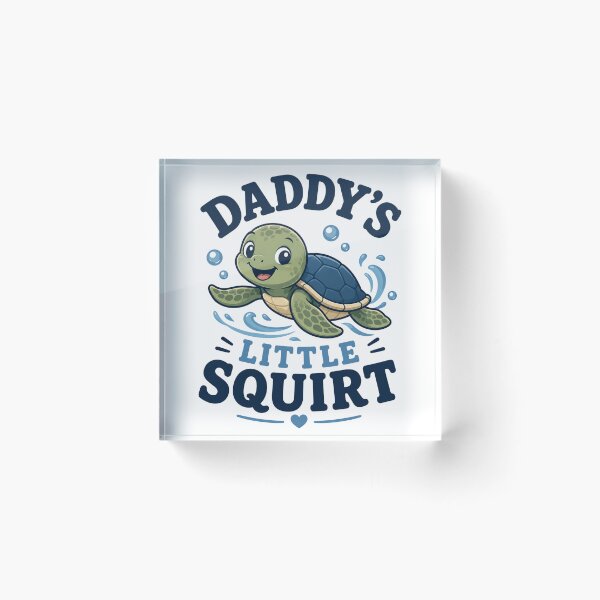 Item preview, Daddy's Little Squirt Cute Ocean Animal Design designed and sold by AMICO77.