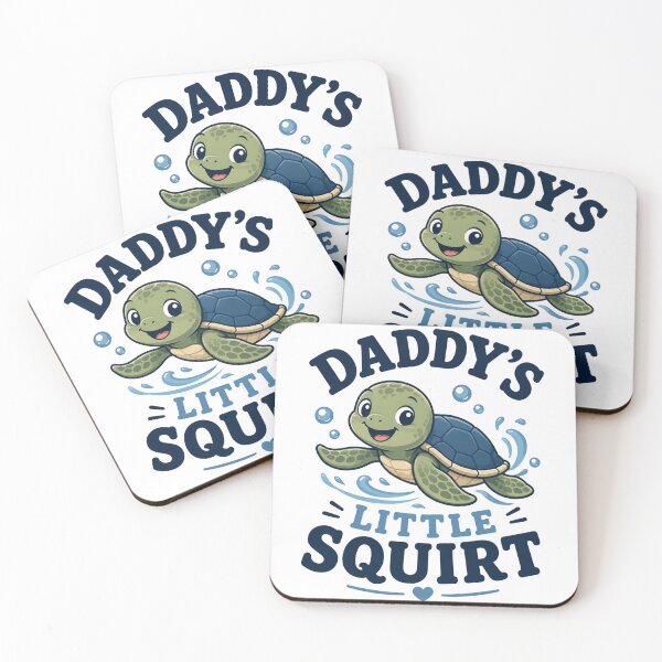 Item preview, Daddy's Little Squirt Cute Ocean Animal Design designed and sold by AMICO77.