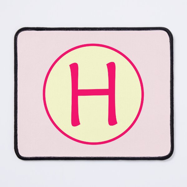Item preview, Pink Alphabet Letter H Circle designed and sold by Jeallan Designs.
