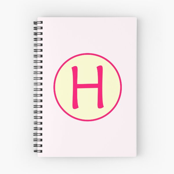 Item preview, Pink Alphabet Letter H Circle designed and sold by Jeallan Designs.