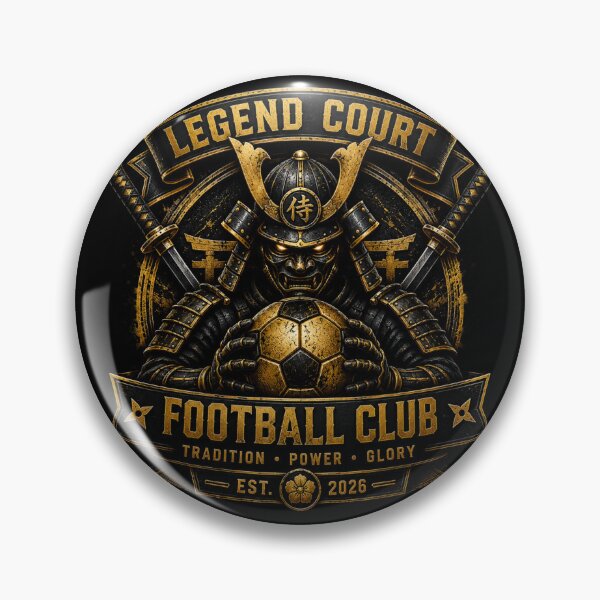 Item preview, Legend Court Football Club Samurai Soccer Design designed and sold by LegendCourt.