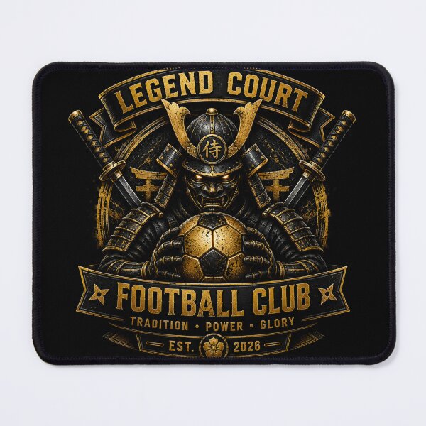 Item preview, Legend Court Football Club Samurai Soccer Design designed and sold by LegendCourt.