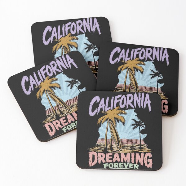 Item preview, California Dreaming Forever California Surfing Beach Summer West Coast Travel designed and sold by SkeletonsDanger.