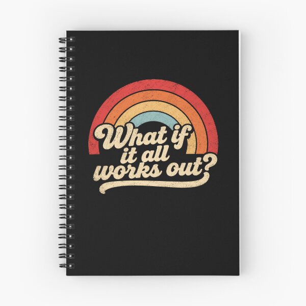 Item preview, What If It All Works Out Optimism Motivation Inspiration designed and sold by SkeletonsDanger.