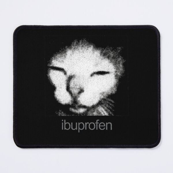 Item preview, Grainy Cat Face with Ibuprofen designed and sold by FonoisRobinson.