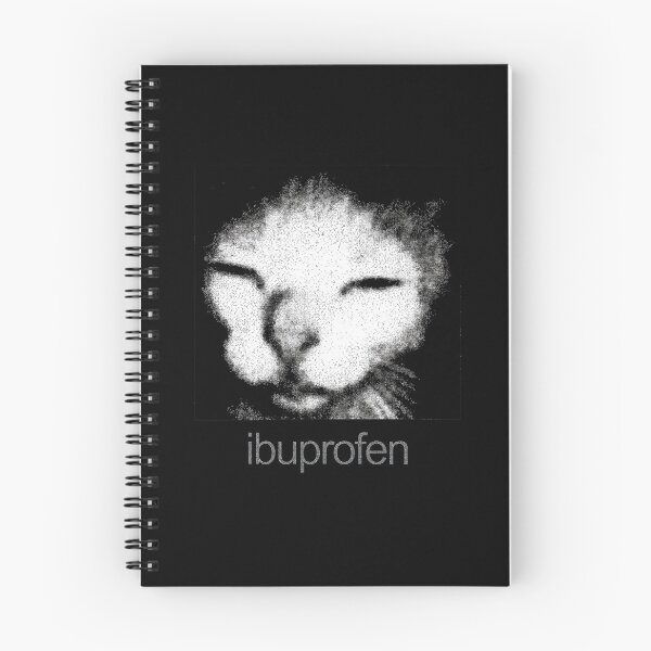 Item preview, Grainy Cat Face with Ibuprofen designed and sold by FonoisRobinson.