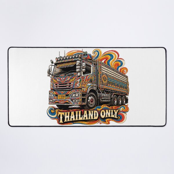 Item preview, Vibrant Thai Decotora Truck Art - "Thailand Only" designed and sold by Skyrocketz.