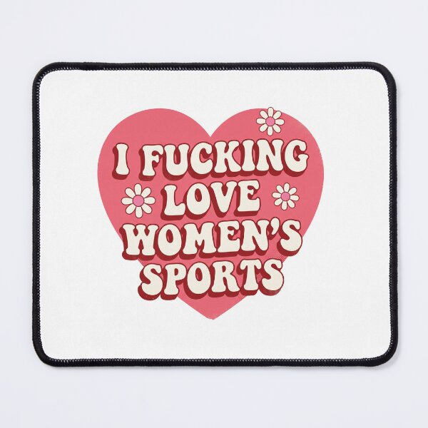 Item preview, I F*cking Love Women's Sports Retro Y2K Heart Typography Graphic designed and sold by AdyKurniawan.