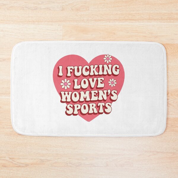 Item preview, I F*cking Love Women's Sports Retro Y2K Heart Typography Graphic designed and sold by AdyKurniawan.